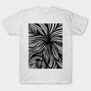 flowing ink illustration T-Shirt